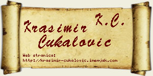 Krasimir Čukalović vizit kartica
